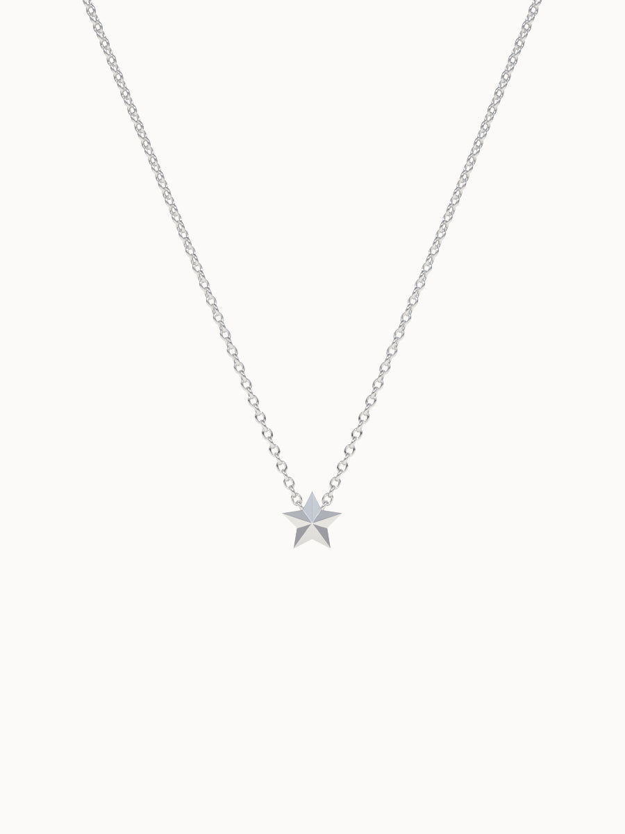 Solid-Gold-Star-Necklace-White-Gold-MARLII-LAB