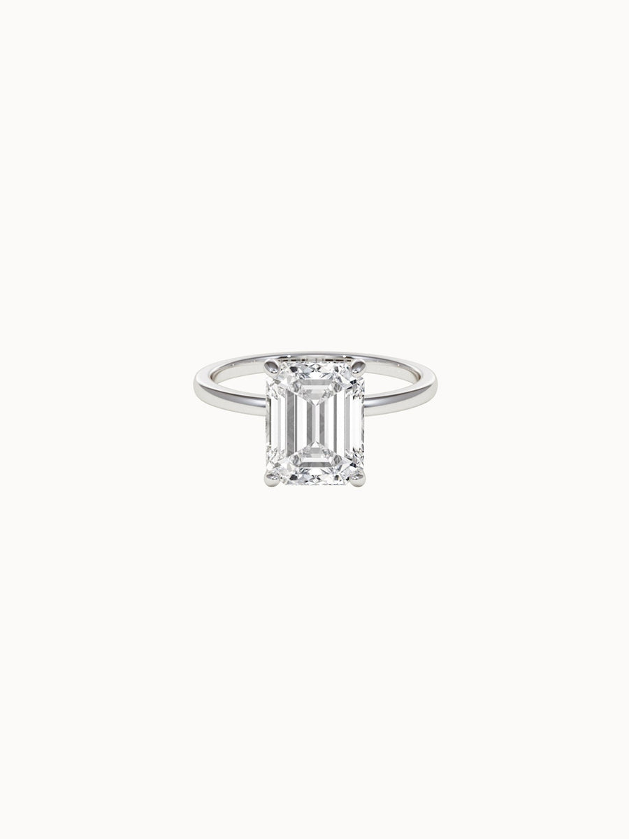 Solitaire-Diamond-Emerald-Cut-Engagement-Ring-White-Gold-MARLII-LAB