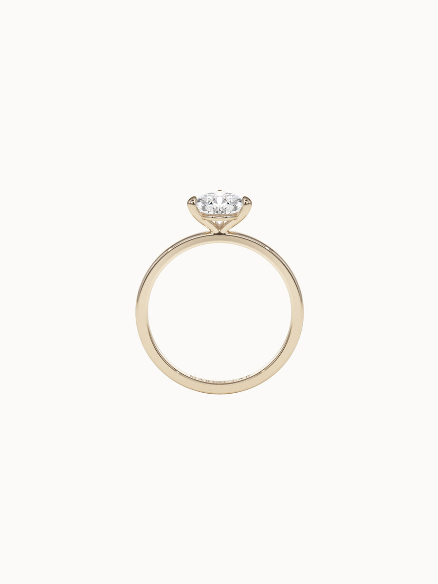 Solitaire-Diamond-Pear-Cut-Engagement-Ring-Yellow-Gold-MARLII-LAB