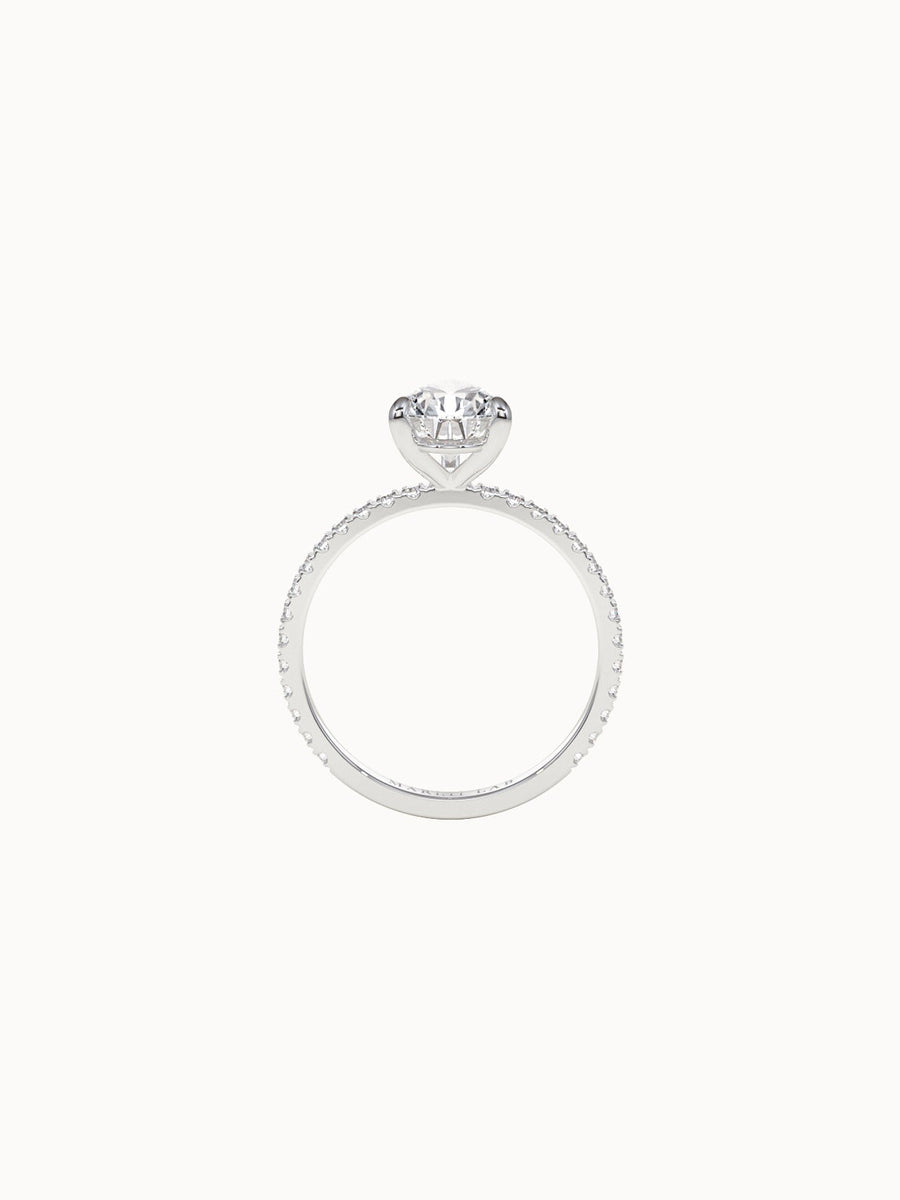 Solitaire-Diamond-Pear-Cut-Engagement-Ring-with-Pave-Band-White-Gold-MARLII-LAB