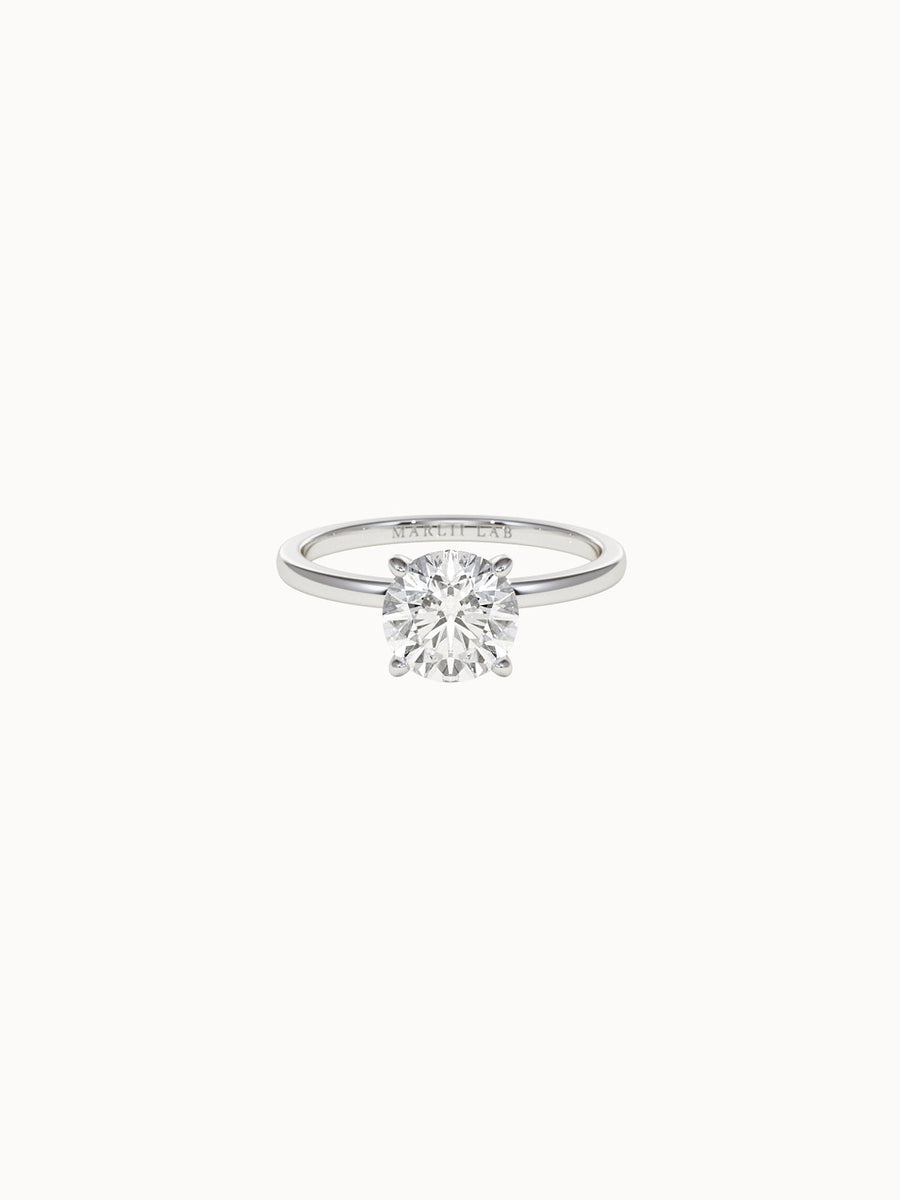Solitaire-Diamond-Round-Cut-Engagement-Ring-4-Claw-White-Gold-MARLII-LAB