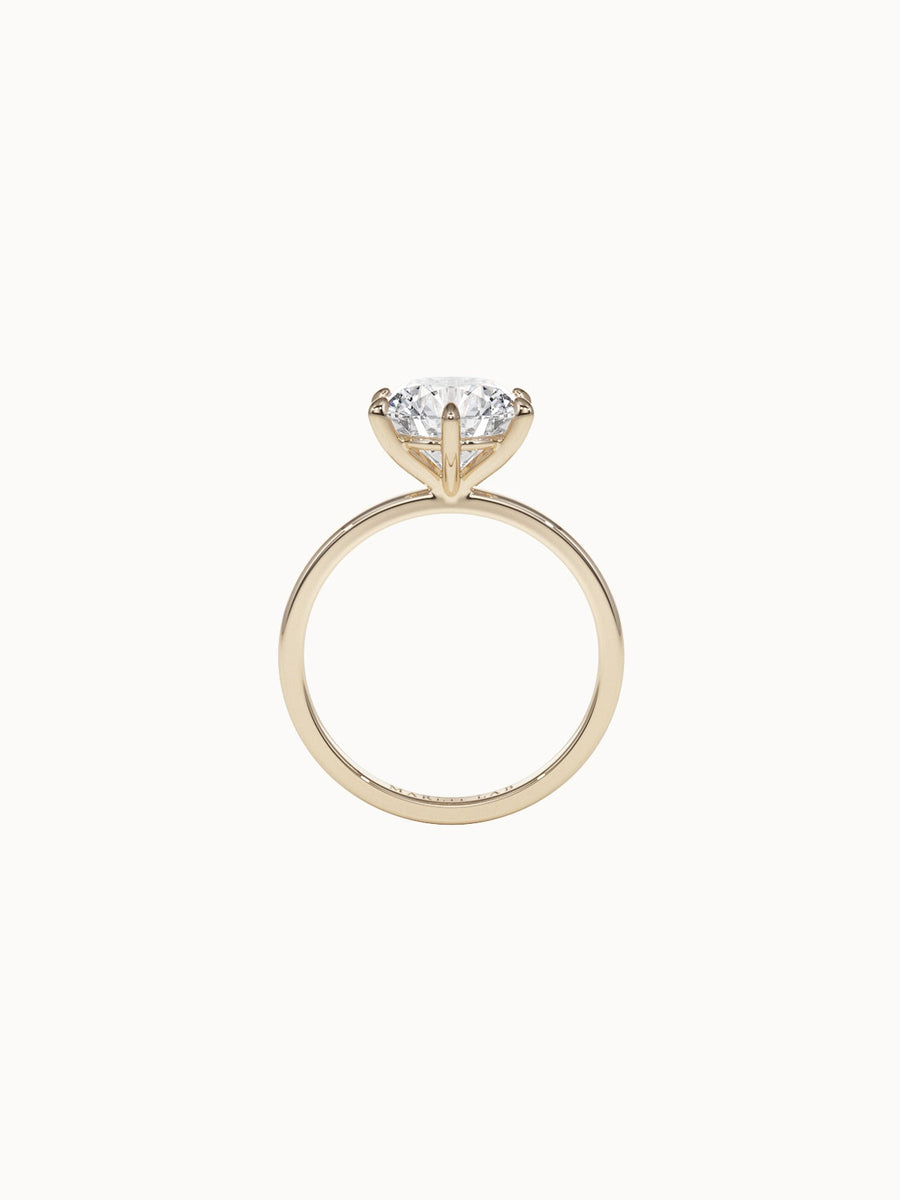 Solitaire-Diamond-Round-Cut-Engagement-Ring-6-Claw-Yellow-Gold-MARLII-LAB