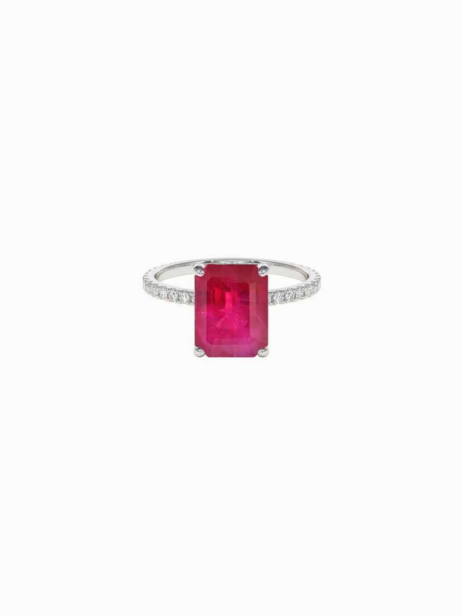 Solitaire-Ruby-Emerald-Cut-Engagement-Ring-With-Pave-Band-White-Gold-MARLII-LAB