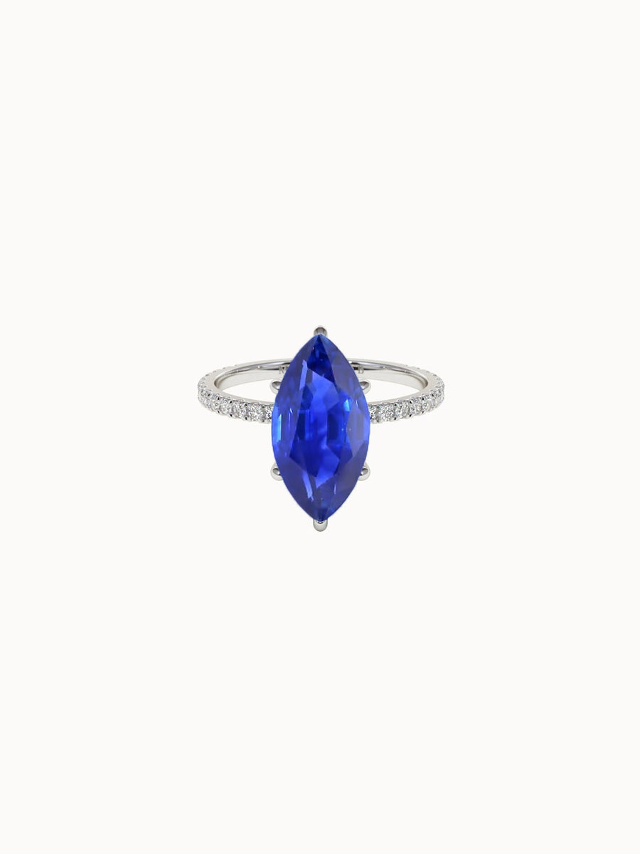 Solitaire-Sapphire-Marquise-Cut-Engagement-Ring-With-Pave-Band-White-Gold-MARLII-LAB