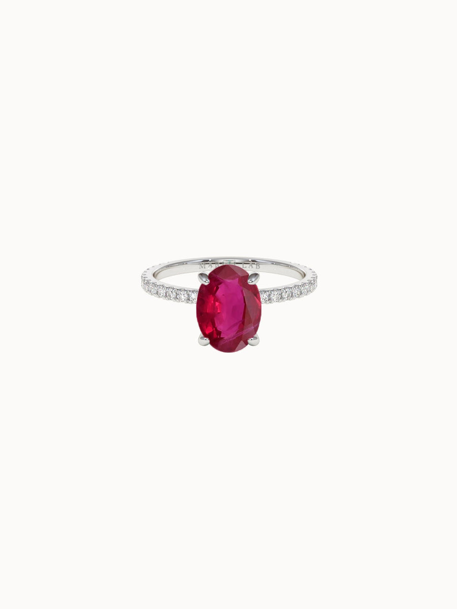Solitaire-Ruby-Oval-Cut-Engagement-Ring-With-Pave-Band-White-Gold-MARLII-LAB