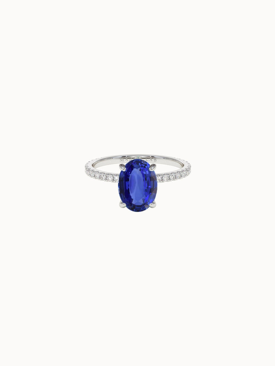 Solitaire-Sapphire-Oval-Cut-Engagement-Ring-With-Pave-Band-White-Gold-MARLII-LAB