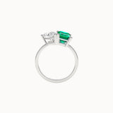 Toi-et-Moi-Emerald-and-Diamond-Engagement-Ring-Pear-and-Emerald-Cut-White-Gold-MARLII-LAB