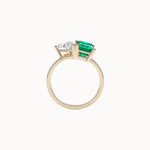 Toi-et-Moi-Emerald-and-Diamond-Engagement-Ring-Pear-and-Emerald-Cut-Yellow-Gold-MARLII-LAB