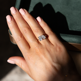 Unity Pear & Emerald Engagement Ring