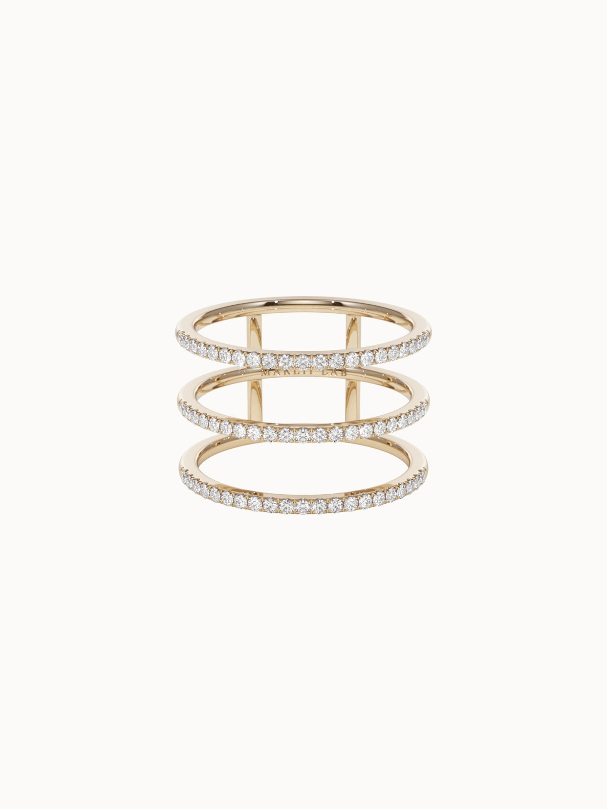 Triple-Diamond-Band-Yellow-Gold-MARLII-LAB
