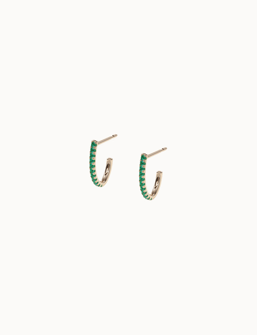 Emerald-Huggies-Yellow-Gold-MARLII-LAB