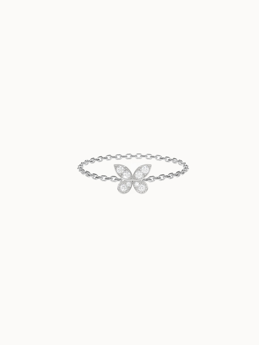 Butterfly-Chain-Ring-White-Gold-MARLII-LAB
